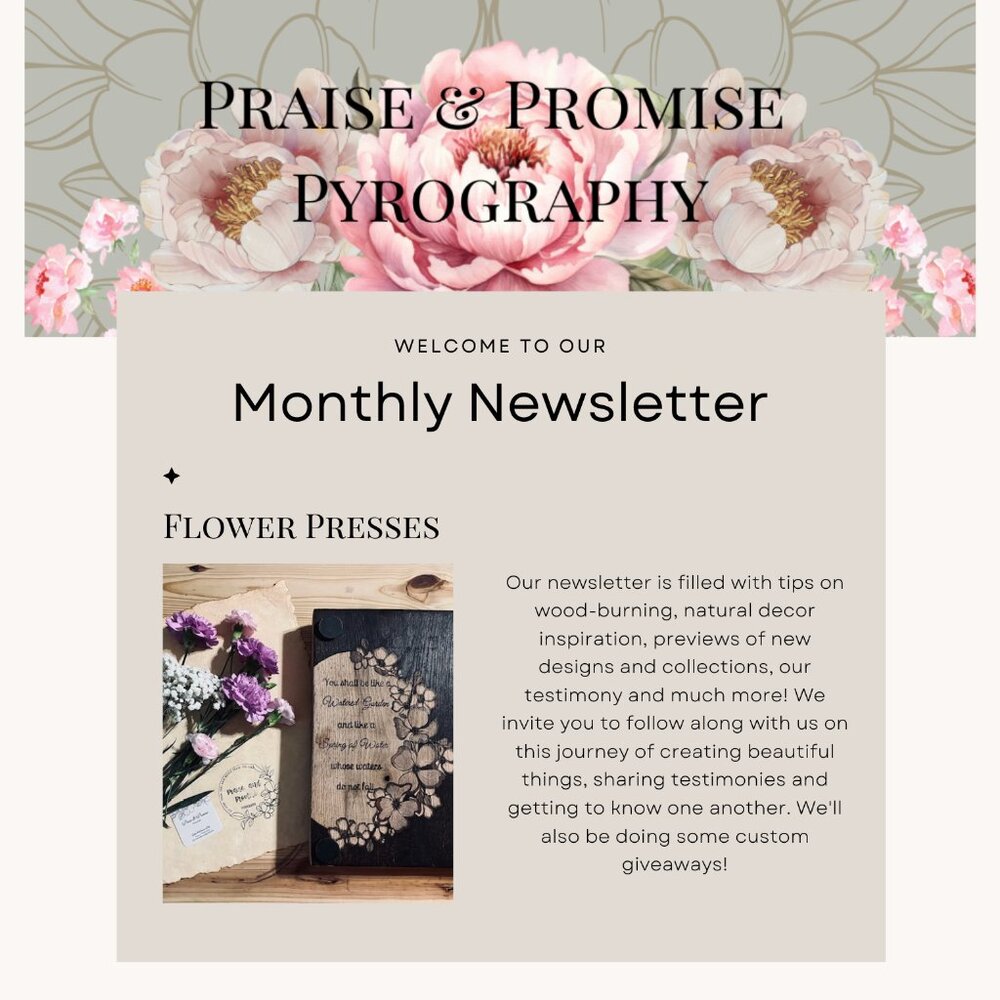 Praise & Promise Monthly Newsletter Subscription